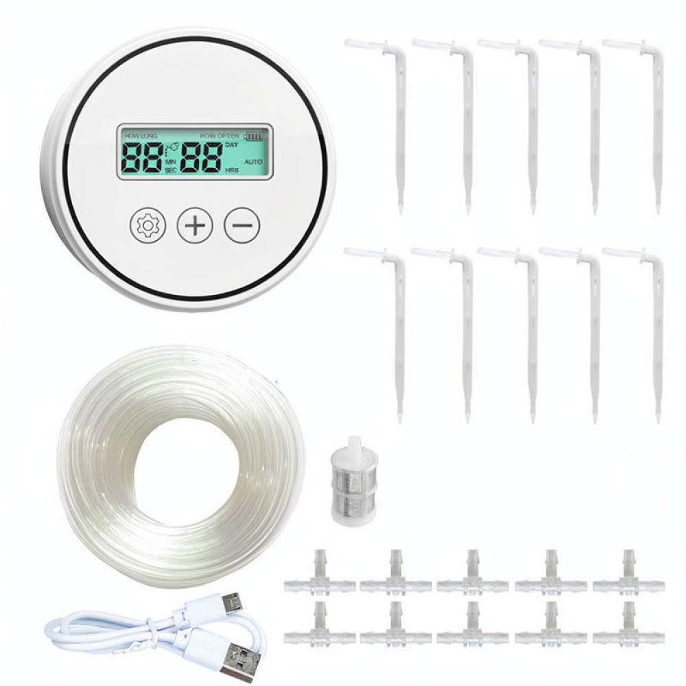 Indoor Garden Kit - Automatisches Tropfbewässerungssystem mit Smart-Timer für Zimmerpflanzen,