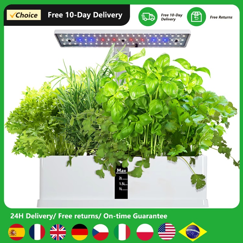 Indoor Garden Kit - 9-Pods Smart Hydroponisches Anbausystem für den