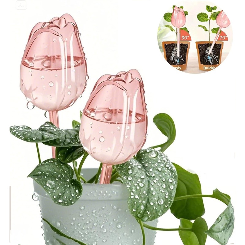 Rosa Tulpen-Pflanzenbewässerun – Plant Sensor Bewertung und Preis