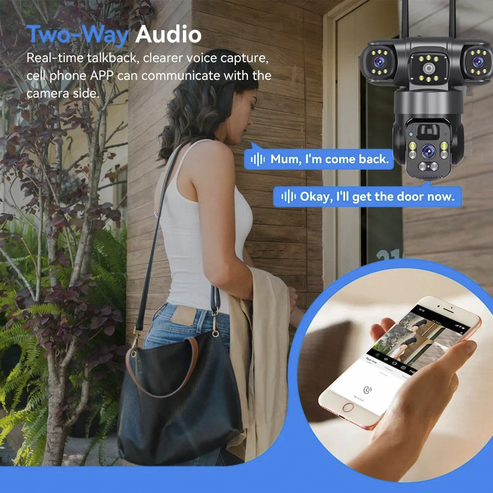 4G Solar-Kamera mit Drei Objek – Garden Camera Bewertung und Preis